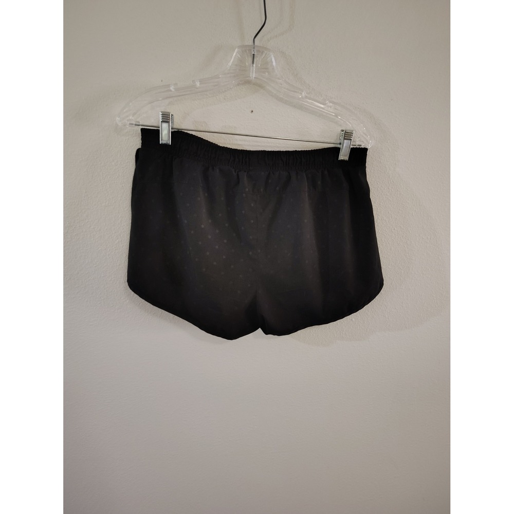 Nike Womens Black Polka Dot Running Shorts Elastic Waist Athletic Gym S